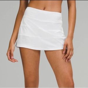 🤍 Lululemon Pace Rival Skirt White